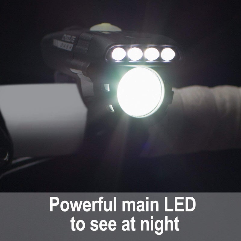 Cygolite Dash Proâ€“ 600 Lumen Bike Lightâ€“ 5 Night & 3 Daytime Modesâ€“ Compact & Durableâ€“ IP64 Water Resistantâ€“ Sturdy Flexible Mountâ€“ USB Rechargeable Headligh, Black, DSH-600-USB - Image 3